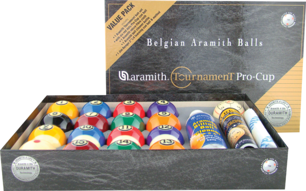 BBATVP Aramith Tournament Pro Cup Value Pack Ball Set | Golden Break Billiards